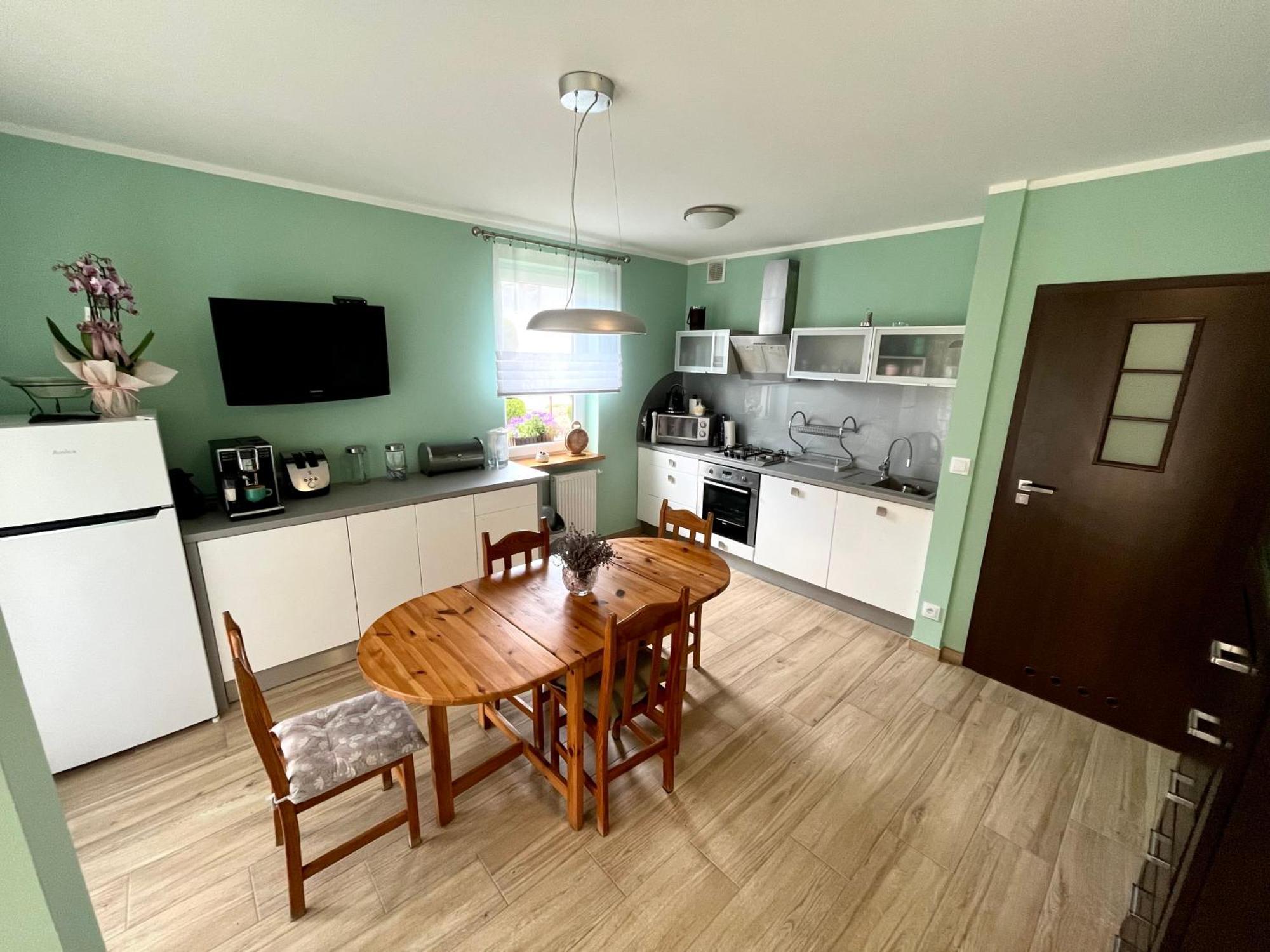 Apartmán Na Bialej Rewal Exteriér fotografie