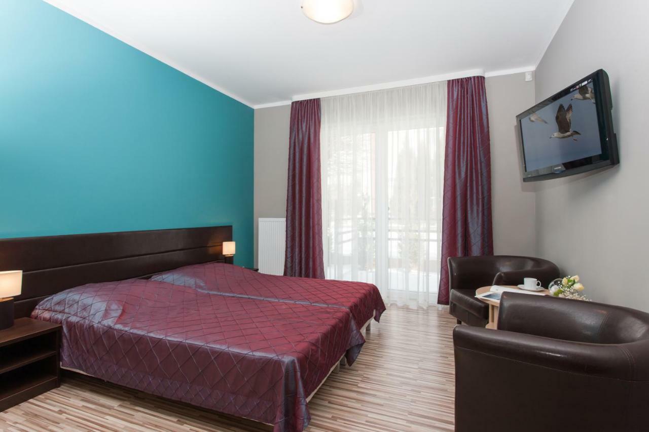 Apartmán Na Bialej Rewal Exteriér fotografie